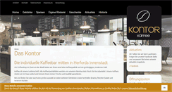 Desktop Screenshot of kontor-kaffee.de