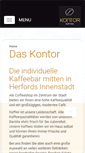 Mobile Screenshot of kontor-kaffee.de